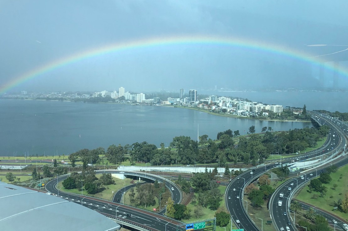 A rainbow at&nbsp;work