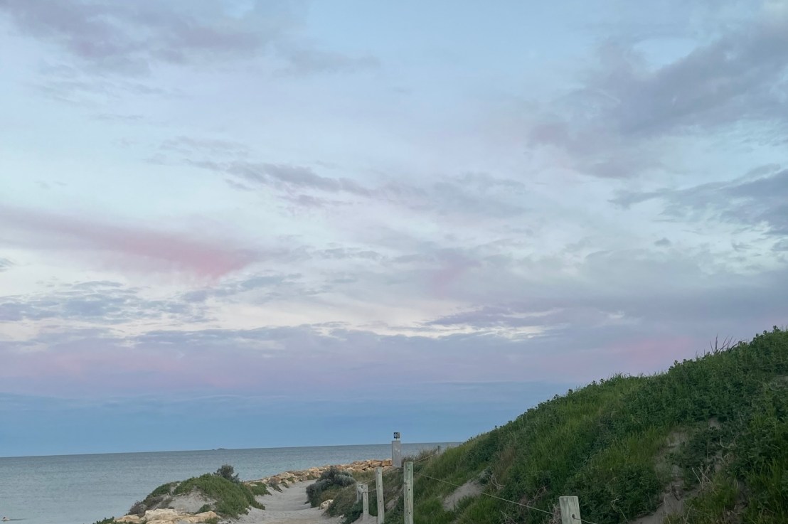Dawn at the&nbsp;beach